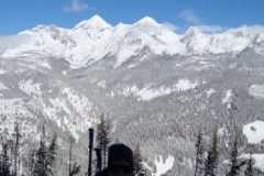 Fourth day - looking across the valley at lunch, lots of terrain to be explored