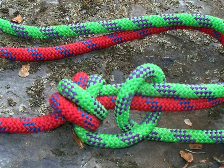 How to Secure a Flat Joining Knot With Only the Rope