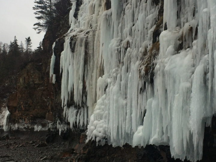 Ice climbing in The Bay of Fundy’s